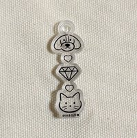 成員自製 鑰匙圈吊飾 