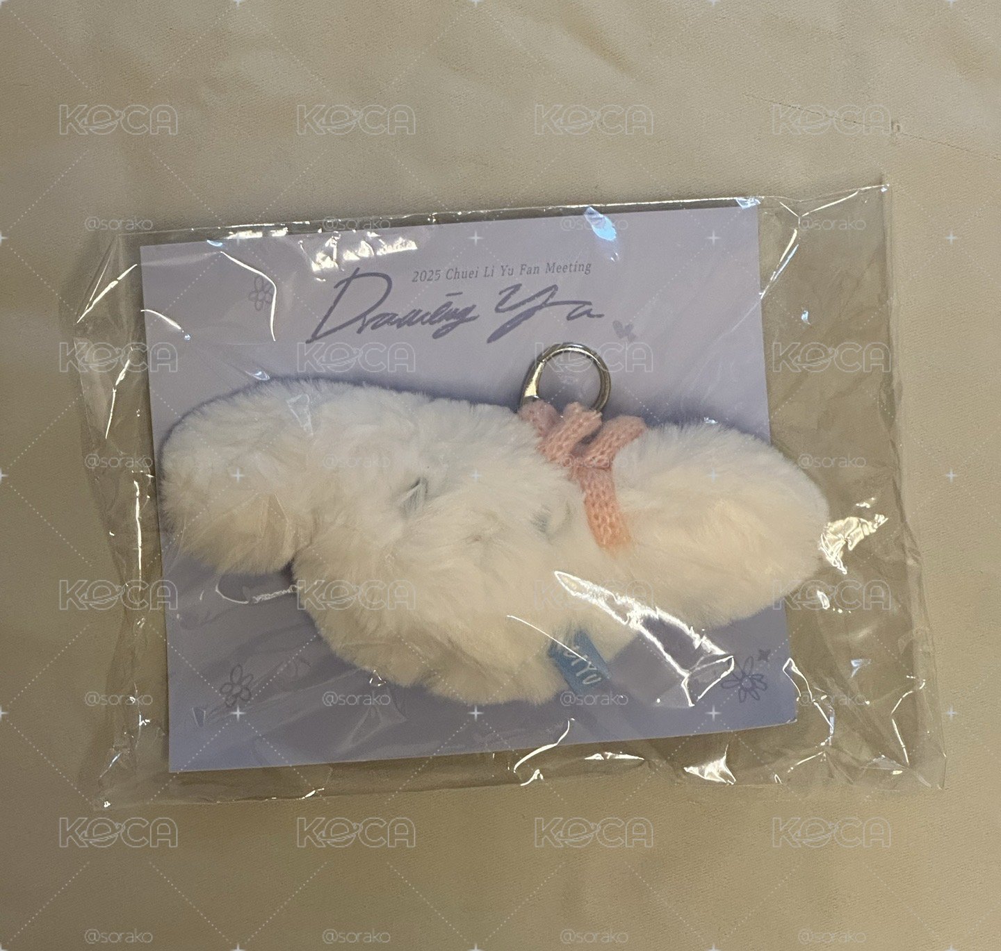 崔立于 見面會 兔頭娃鑰匙圈（現貨）