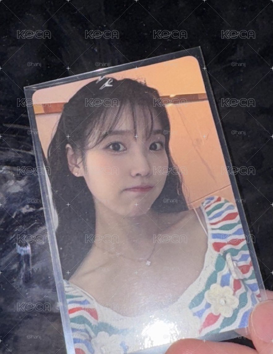 IU演唱會小卡