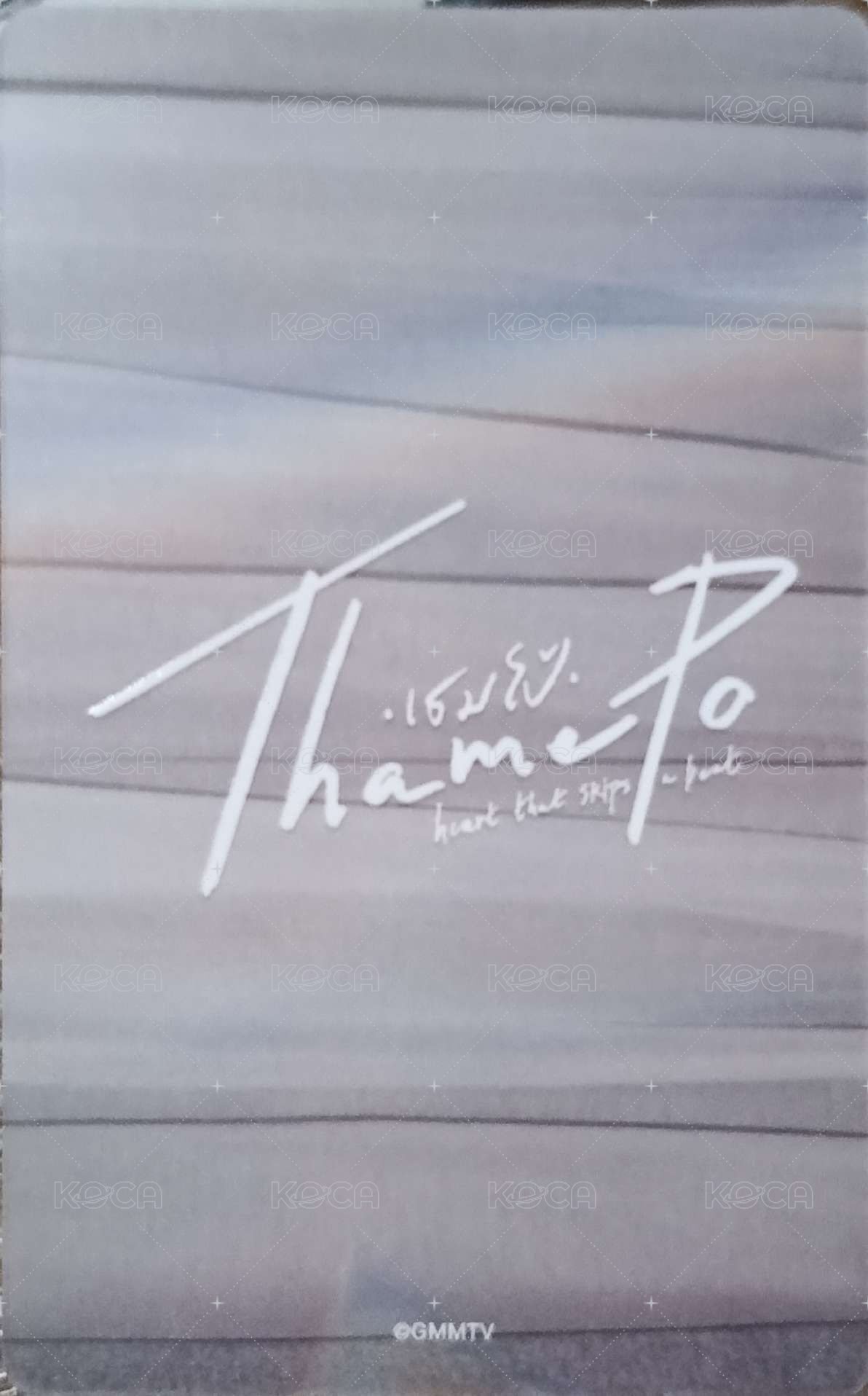 ThamePo 周邊卡 小說卡 背面
