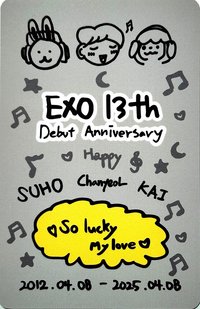 13週年 周邊卡 團體幸運符