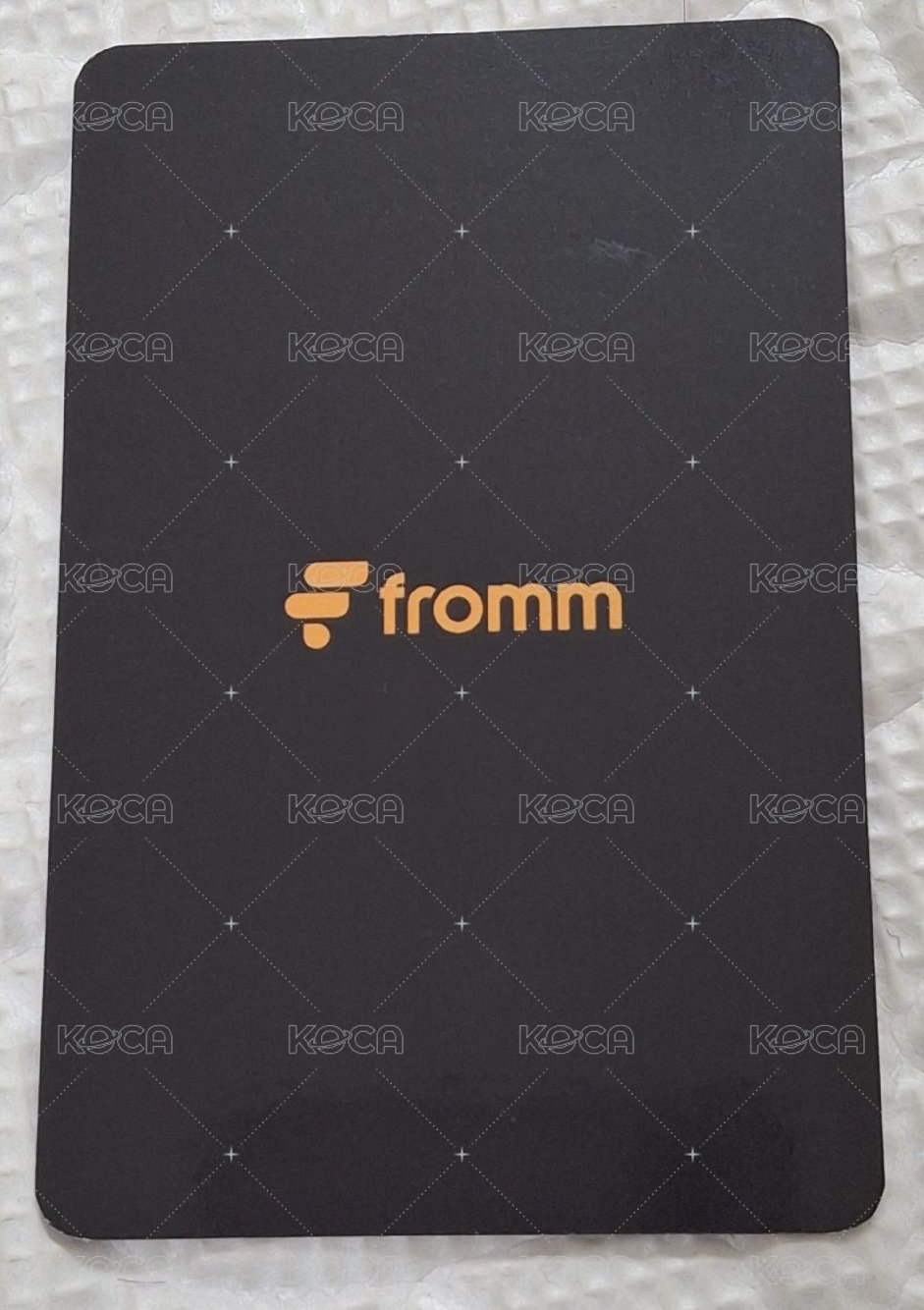 銀赫2026生日fancon fromm 周邊卡 fromm訂閱卡 背面