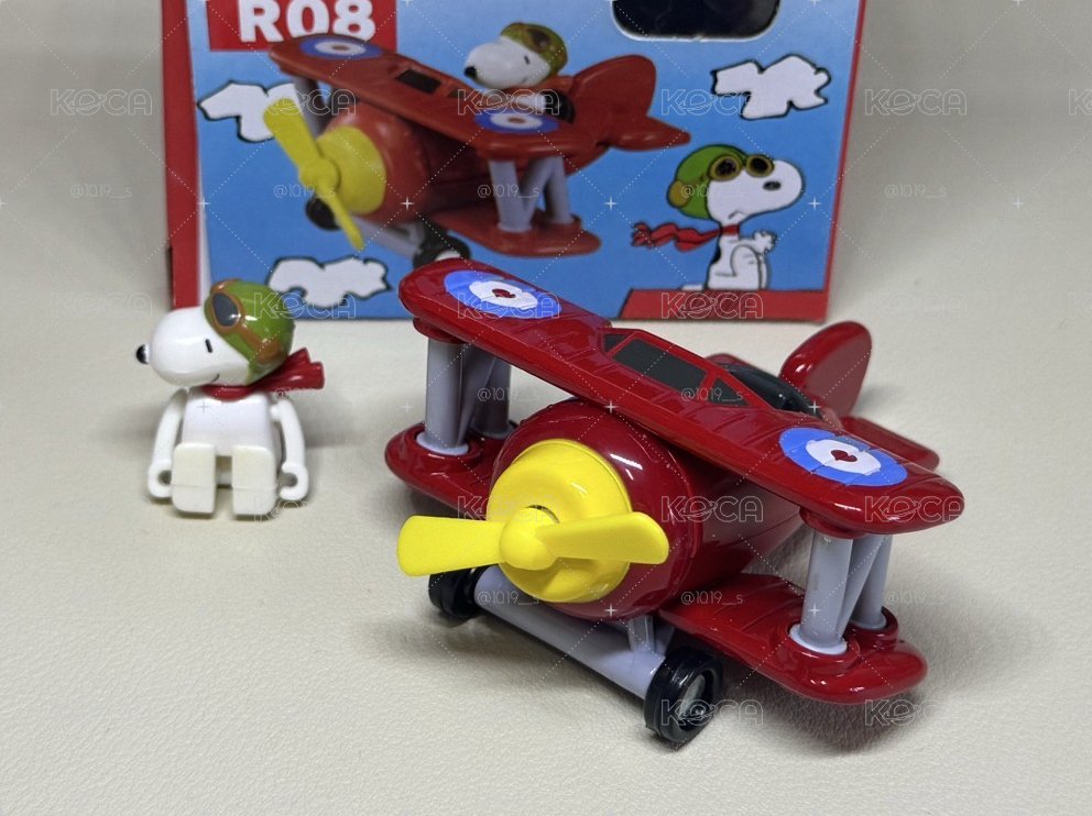 史努比飛機車（內含一隻小史努比）