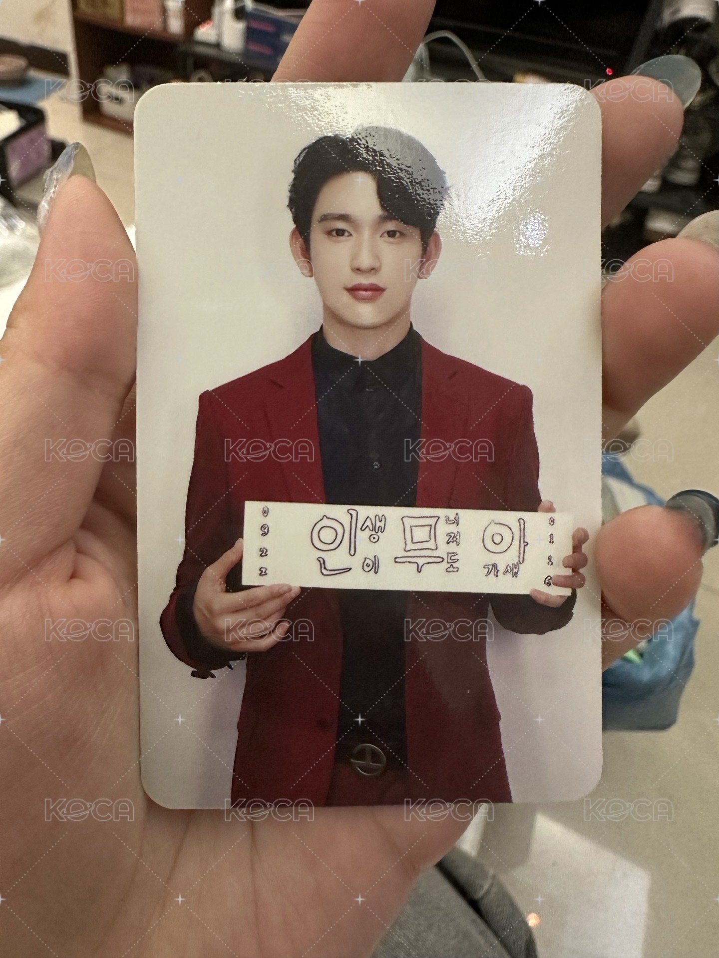 Never Ever 專輯卡  背面