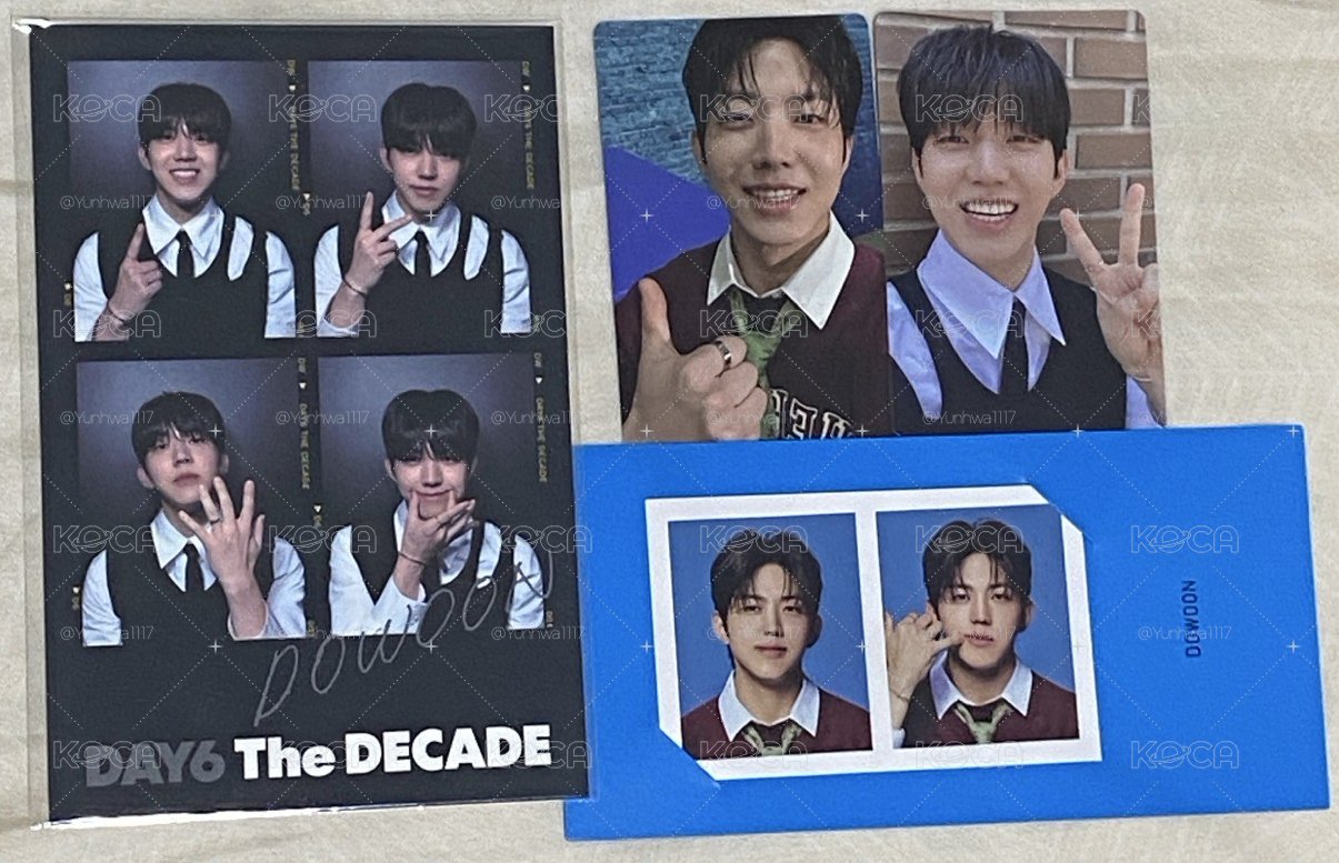 Day6 The DECADE 專輯配置 度云小盤