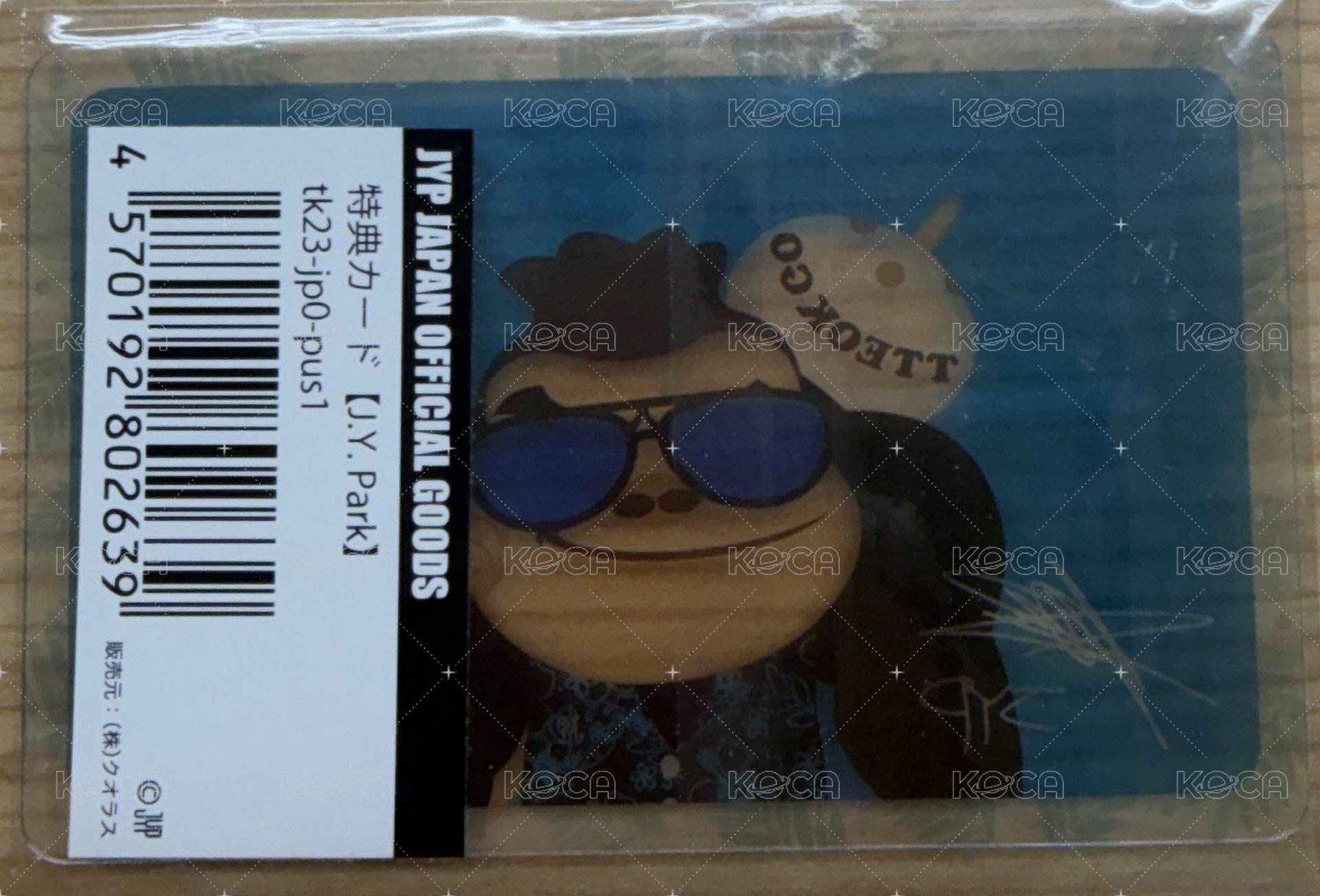 JYP JAPAN 滿額卡  背面