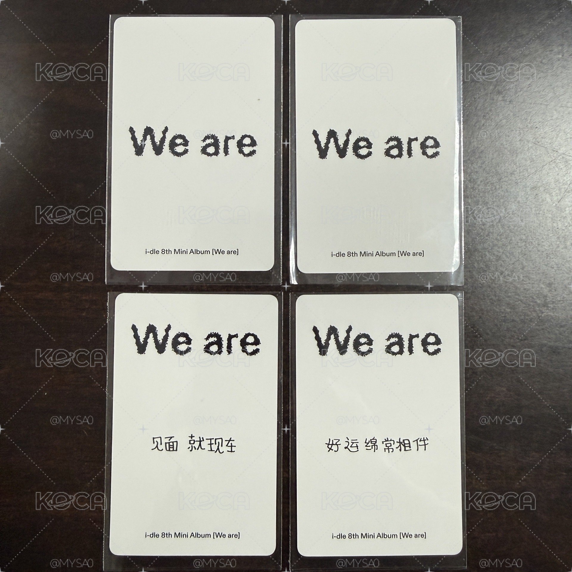 i-dle We are kms1.0 麵琦（中背）