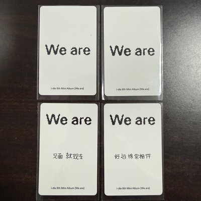 i-dle We are kms1.0 麵琦（中背）
