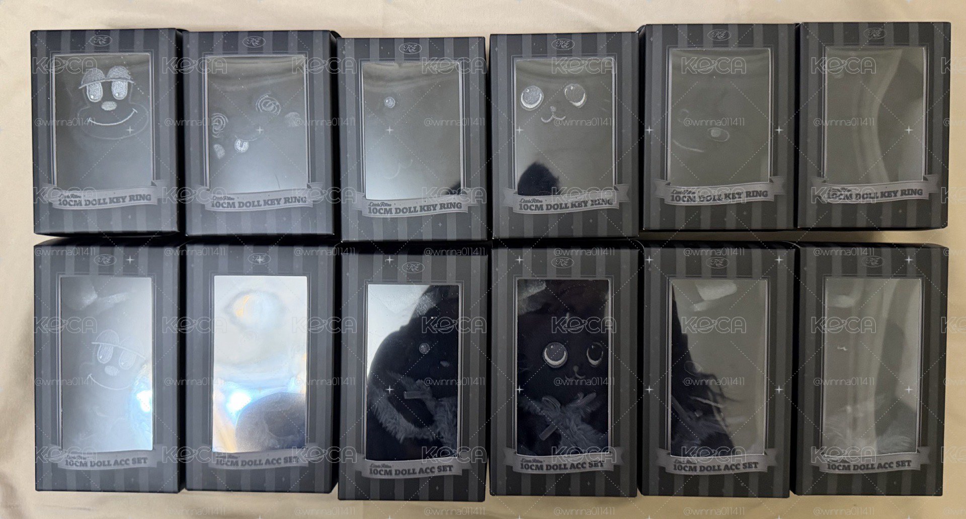 RIIZE 10cm 展覽黑娃娃吊飾 全新未拆