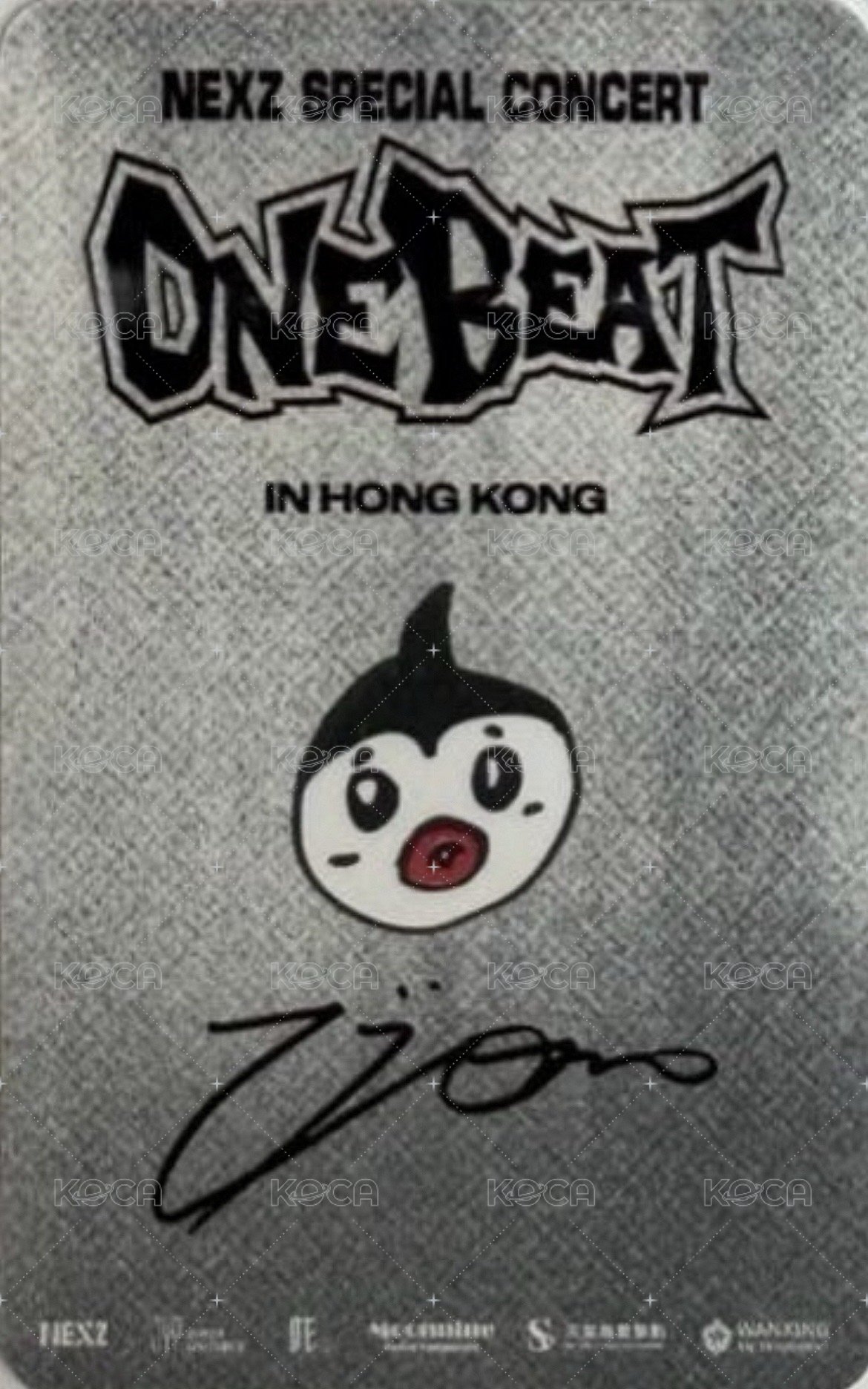 ONE BEAT 香港場 Day2 入場卡 / 場限卡  背面