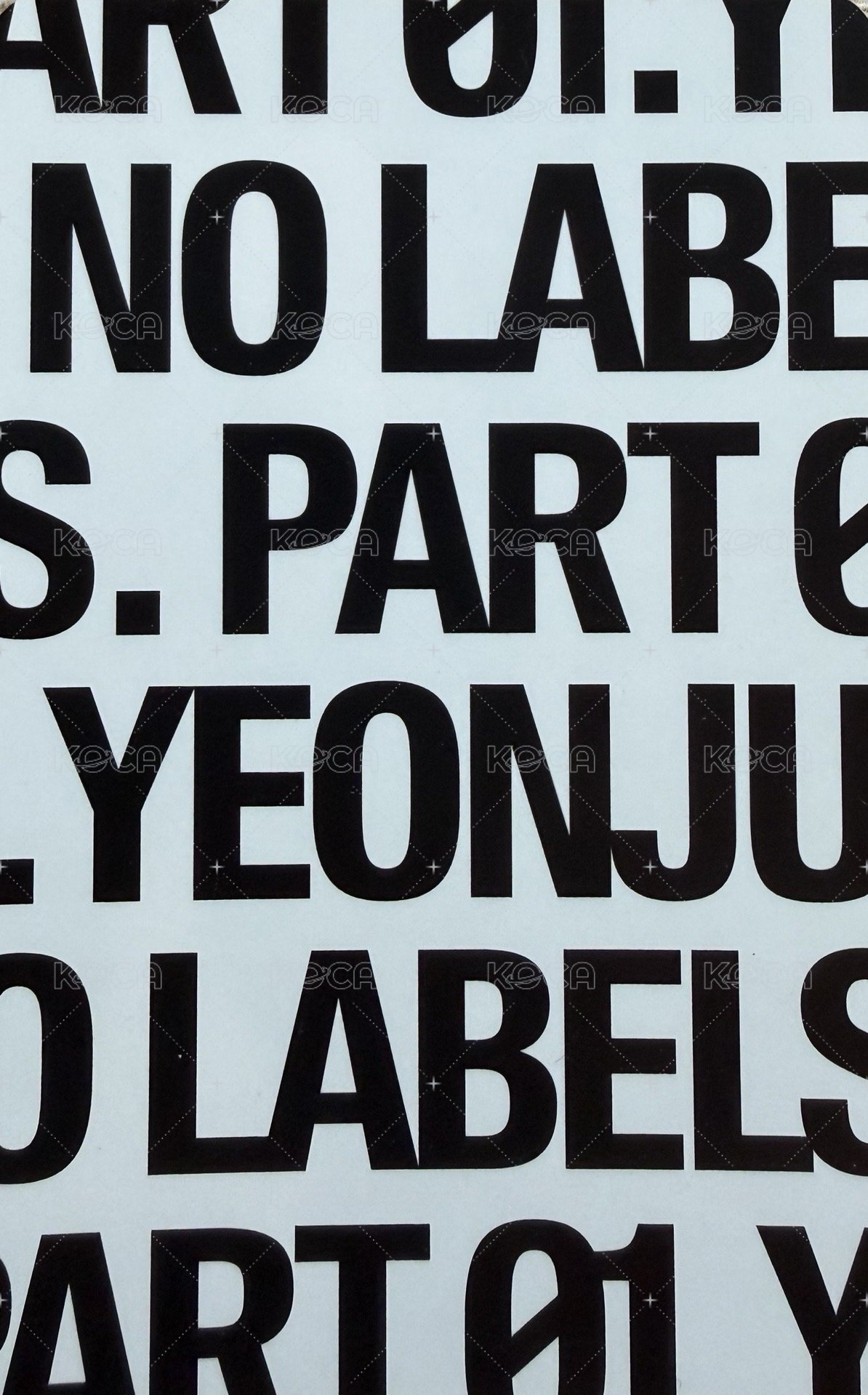 NO LABELS B版 專輯卡  背面