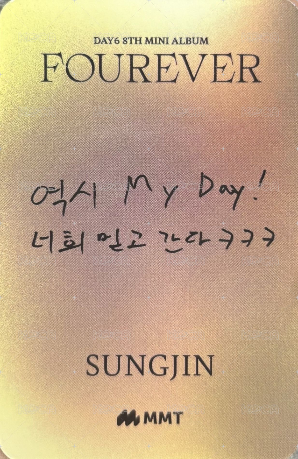 迷八 mmt 線上 幸運卡 Encore ver. 背面