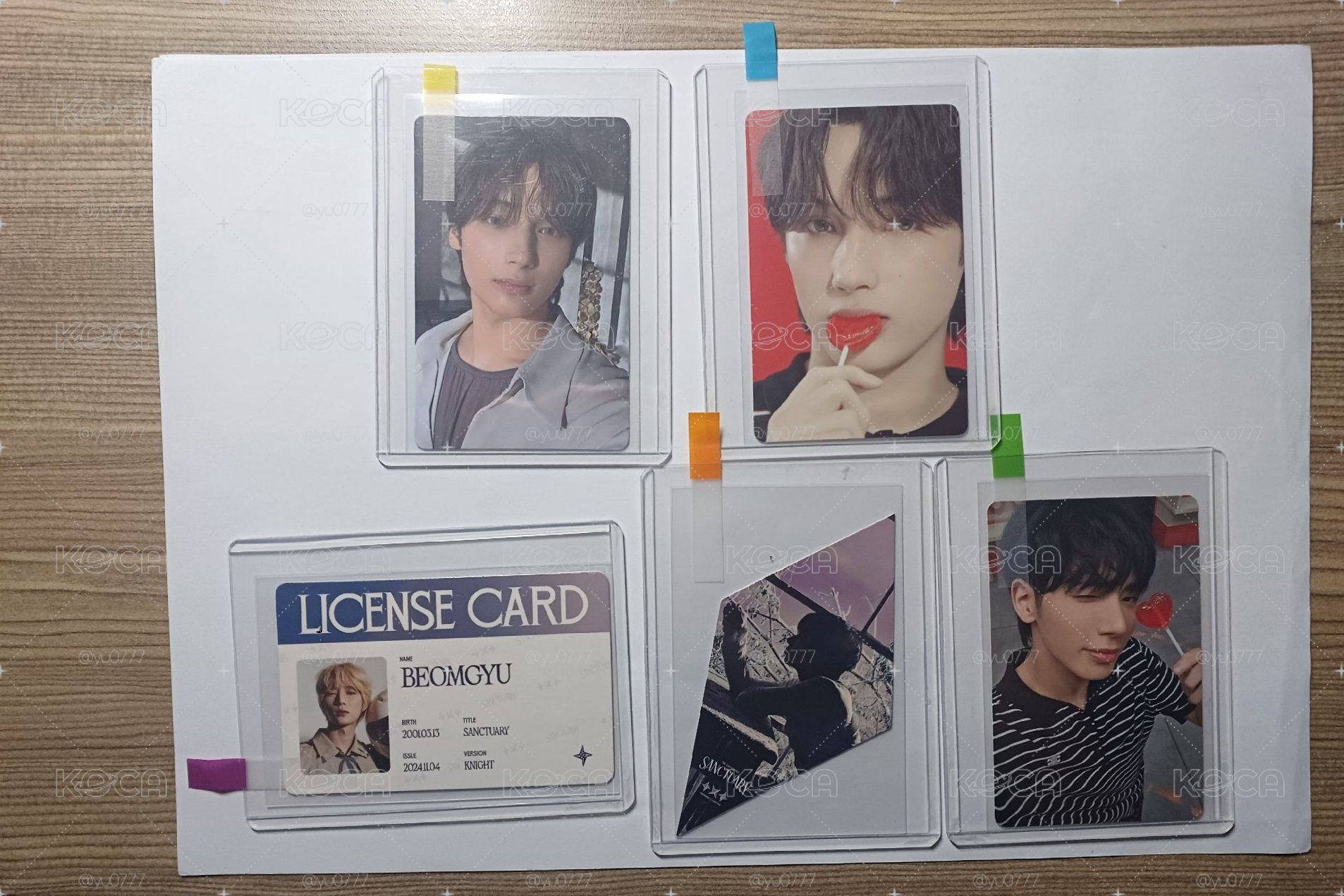 TXT 迷七 專卡小小小盤