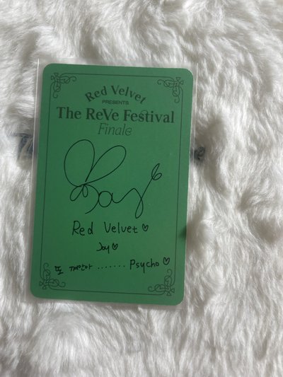 joy Psycho 專輯卡 