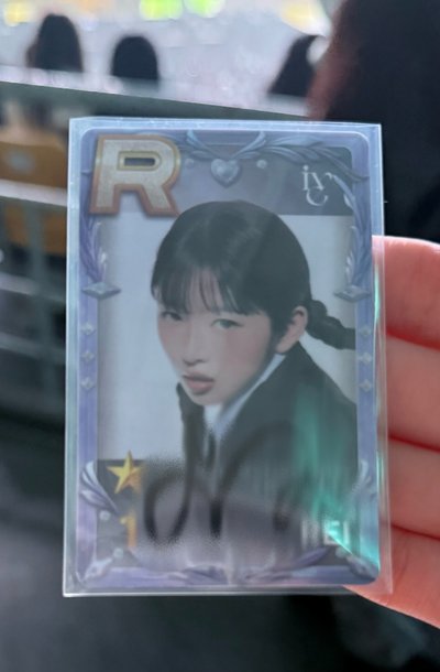 ive scout 直井怜 遊戲卡 簽卡