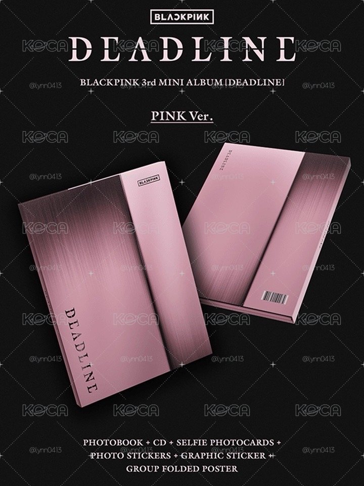 BLACKPINK DEADLINE 粉版未拆 (無特典)