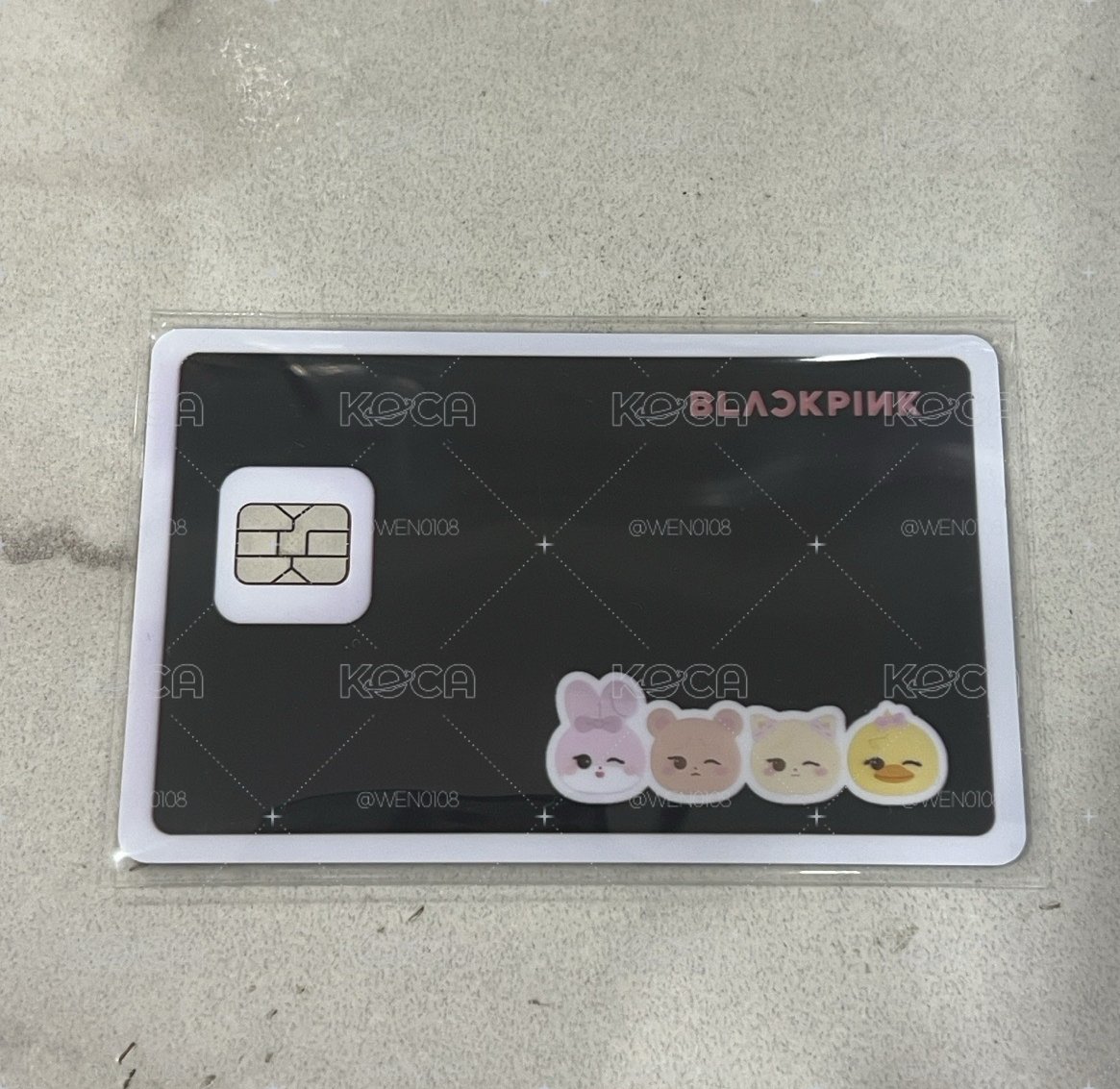 BLACKPINK 三巡 NAMANE 團體交通卡