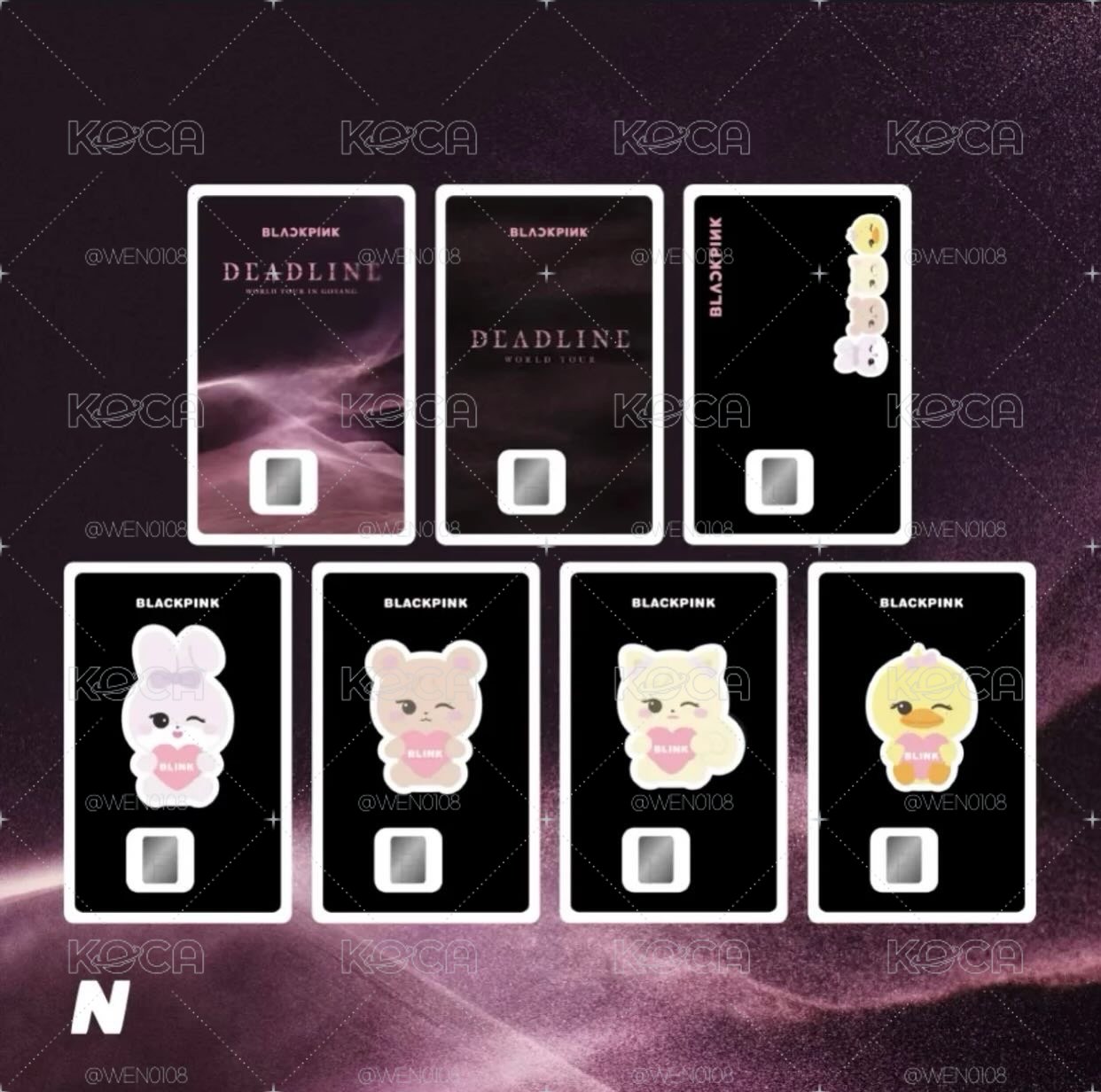 BLACKPINK 三巡 NAMANE交通卡