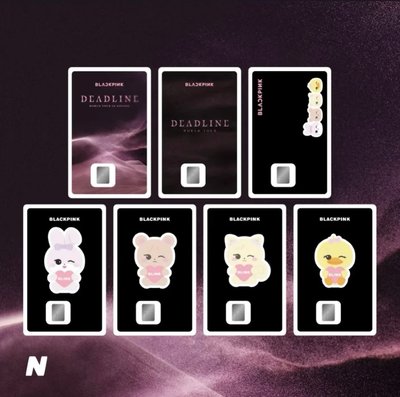 BLACKPINK 三巡 NAMANE交通卡
