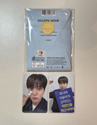 現貨🏴‍☠️ATEEZ Golden Hour Pt3. POCA專+痛痛卡+下班卡盤出