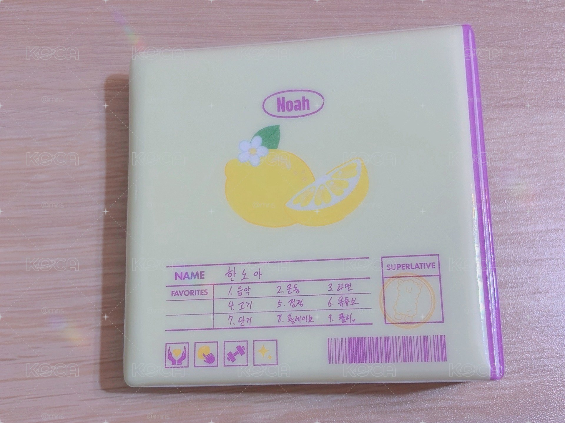 PLAVE 諾亞 生日卡冊