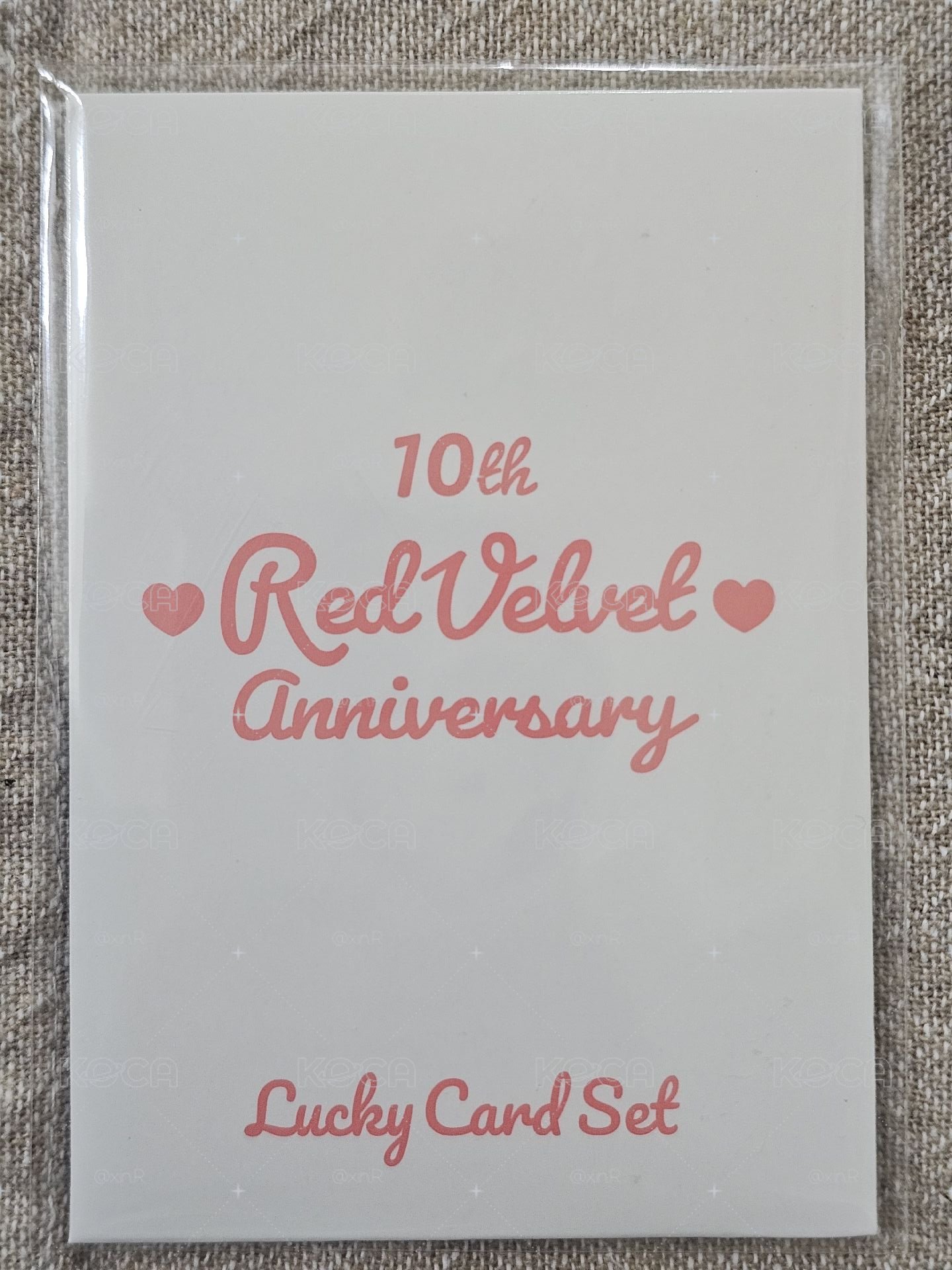 Red velvet 10週年幸運卡 澀琪