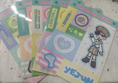 年曆貼紙💙💜💗❤️🖤