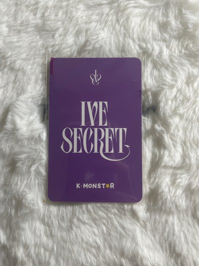 LIZ IVE SECRET km 咬手指 Ver. 簽售卡 