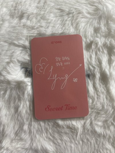 有損 員瑛 Secret Time 年曆卡 兔員