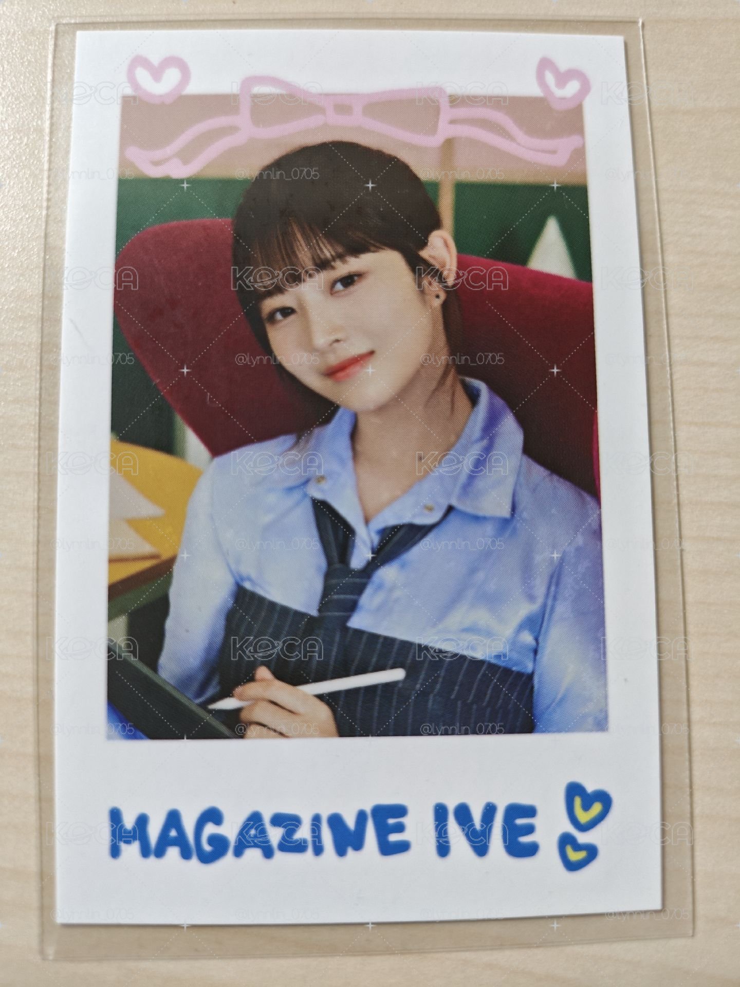 24'FM MAGAZINE IVE 周邊卡 拍立得