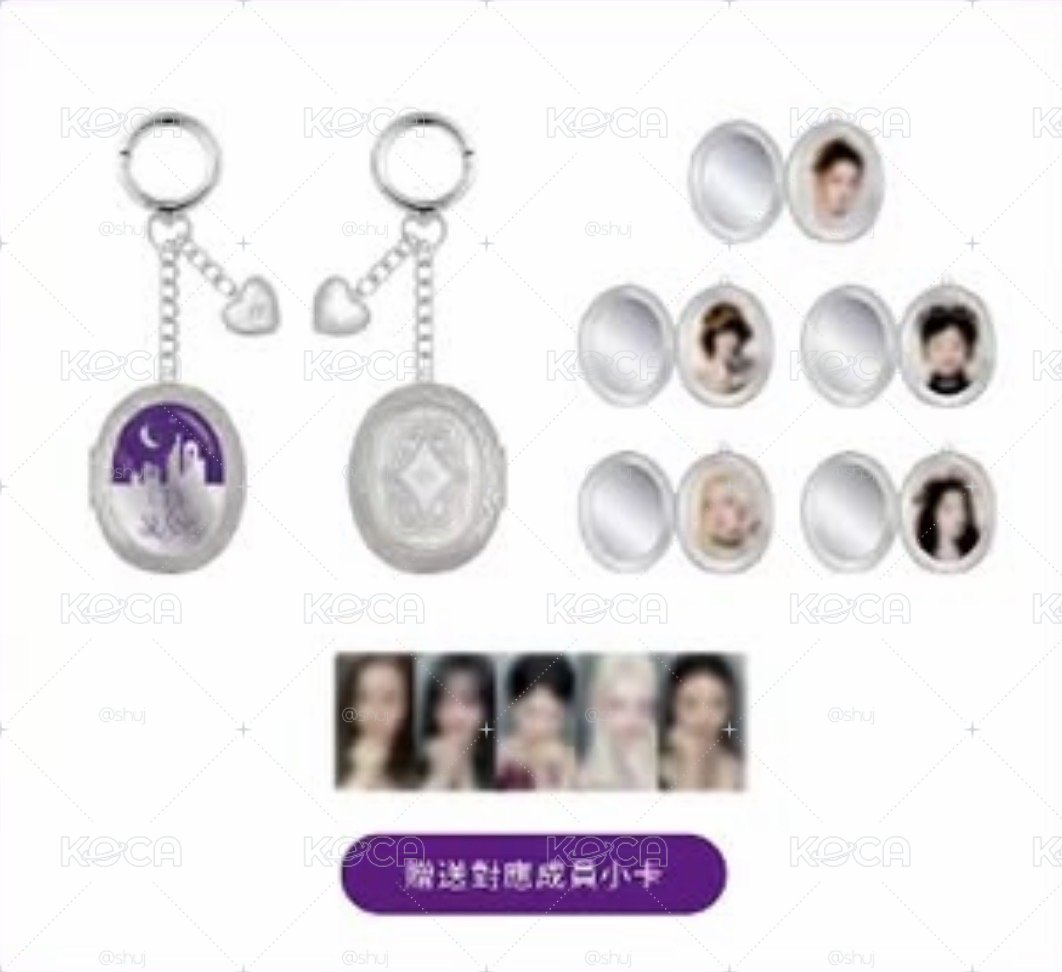 idle展覽 相片吊飾鑰匙圈（刷、琦）