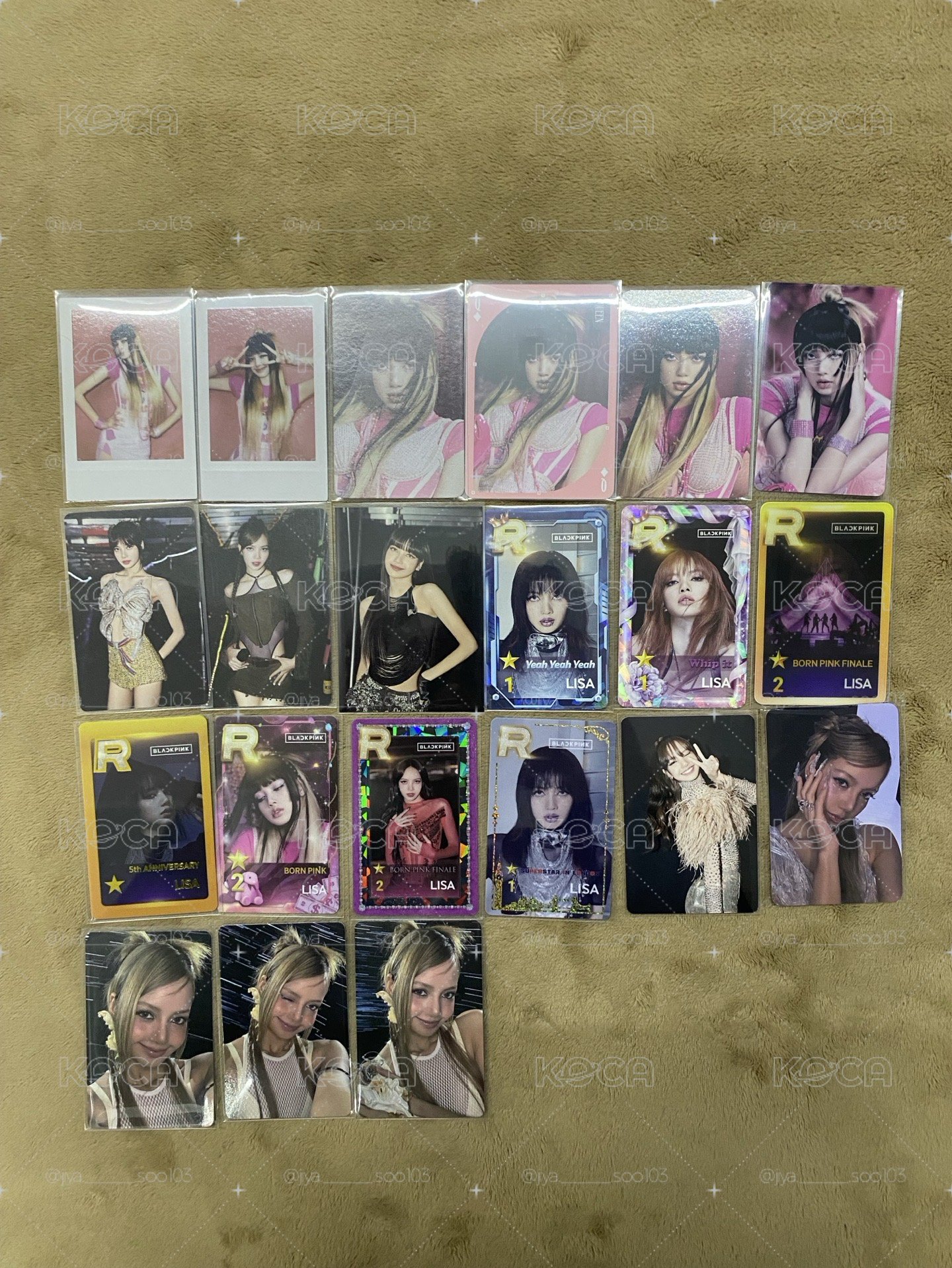 blackpink Lisa小卡