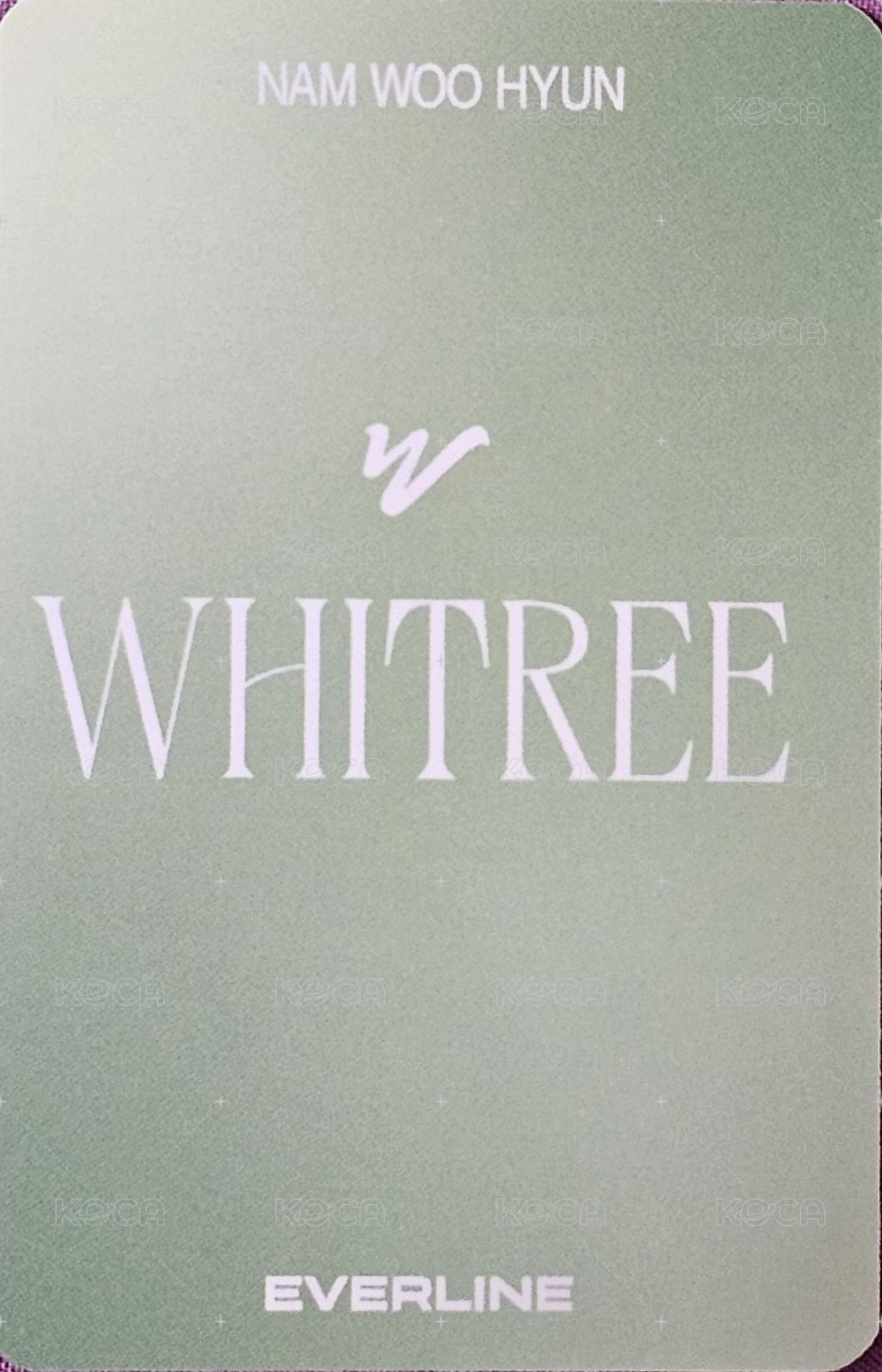 WHITREE el 線下 1.0 簽售卡  背面