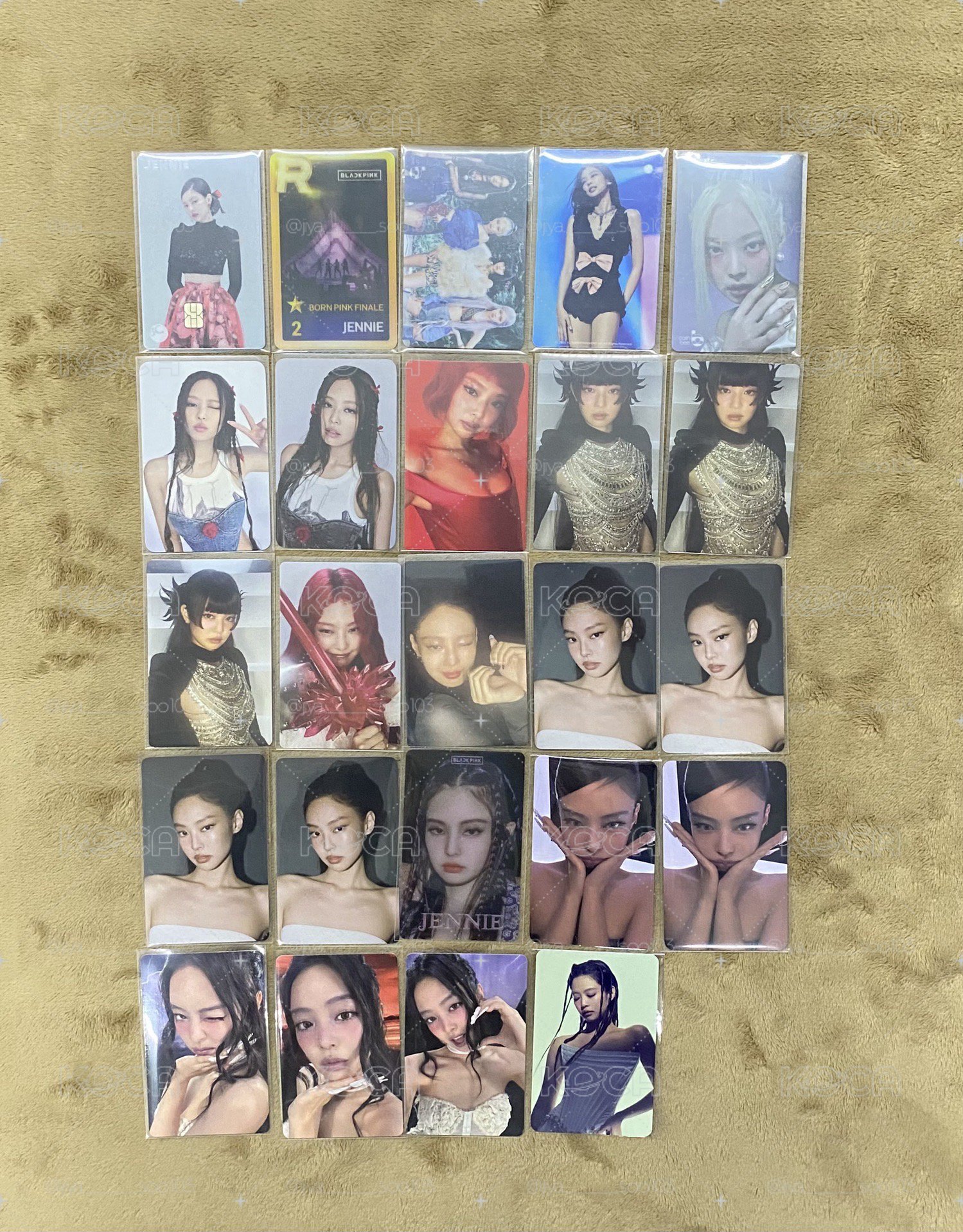 blackpink jennie 小卡