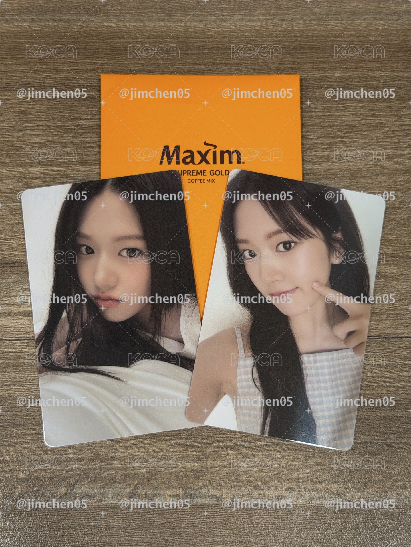 IVE 安MAXIM代言卡