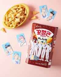 PLAVE x GS25 꼬깔콘附贈隨機小卡