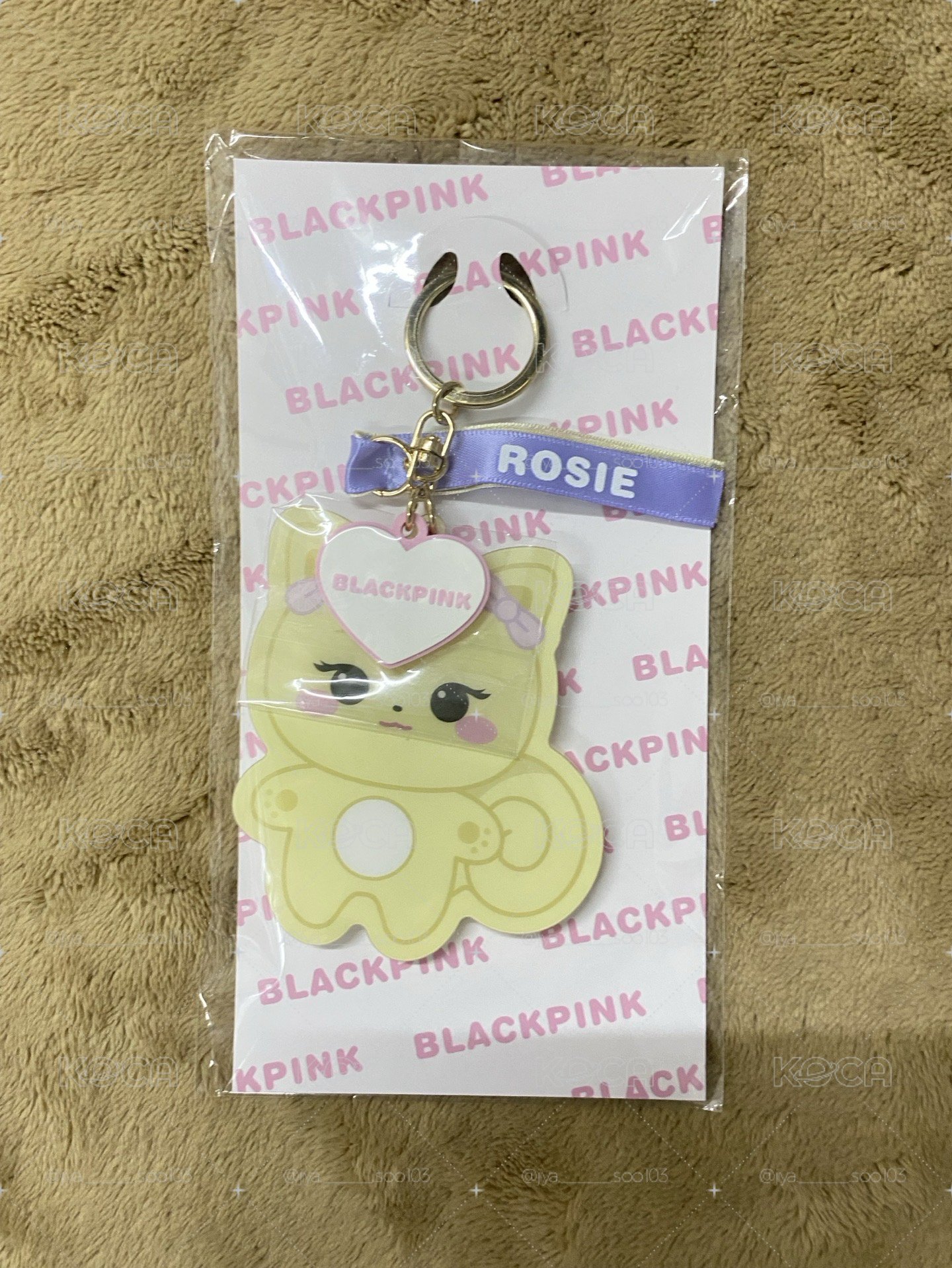 blackpink rose 周邊小盤