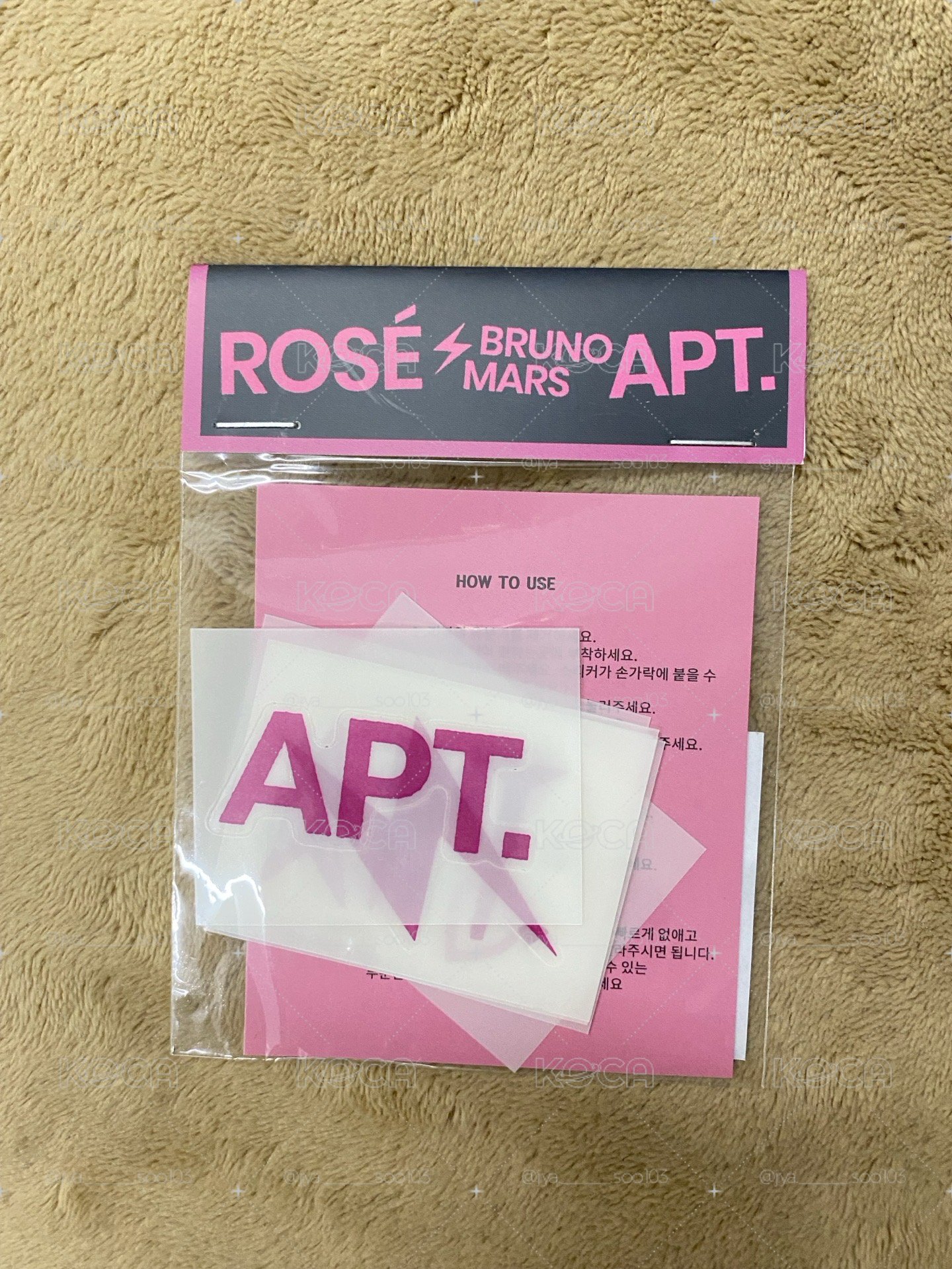 blackpink rose 周邊小盤
