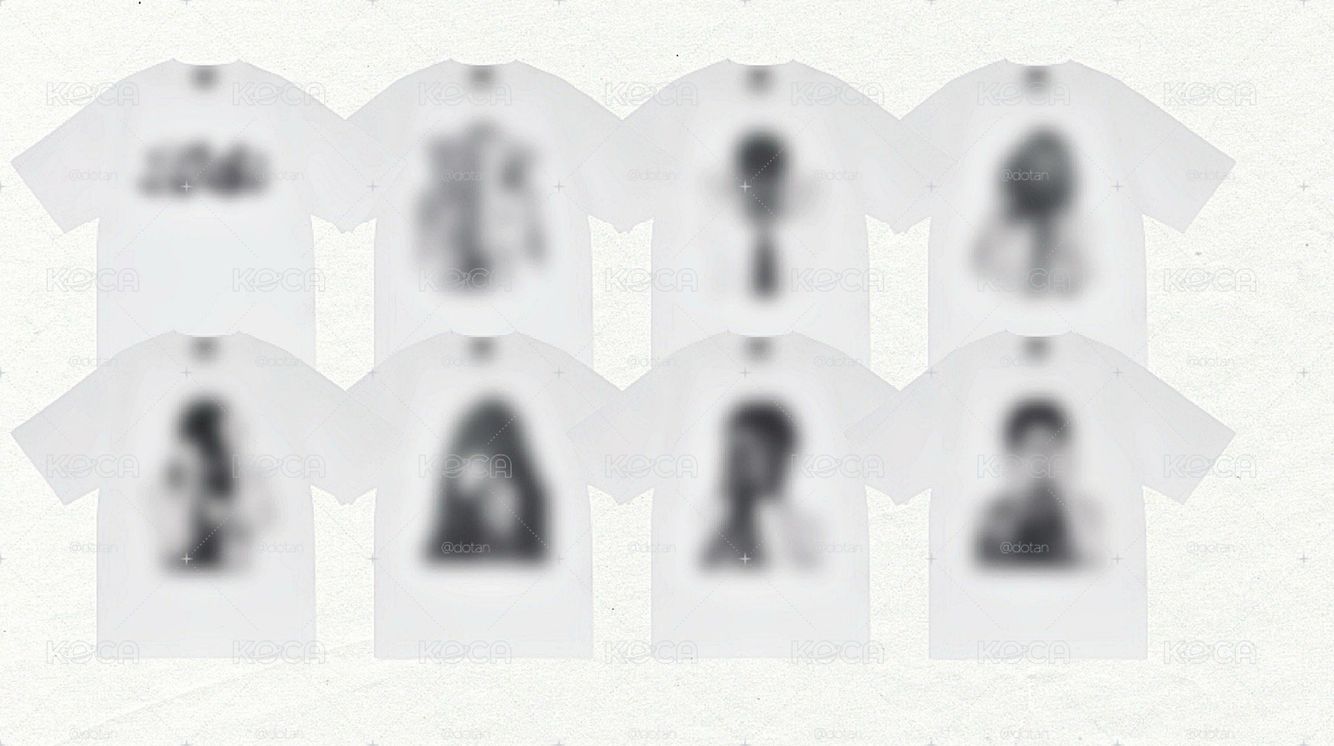 아리랑 jungkook人臉T恤 L