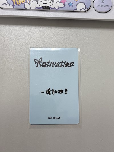 雨琦中背 lo2 kms 預售 特典卡