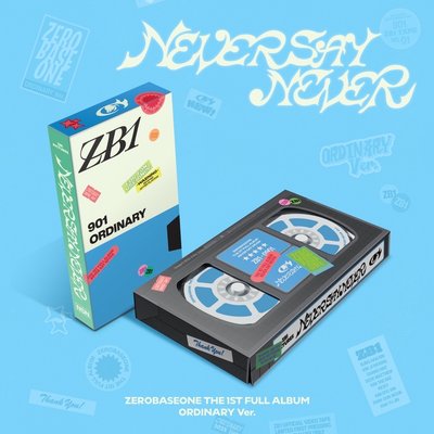 全新未拆 ZEROBASEONE NEVER SAY NEVER ORDINARY ver. / ICON ver. 
