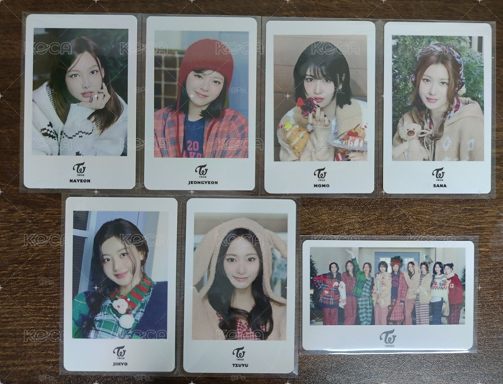 TWICE冬日快閃小卡