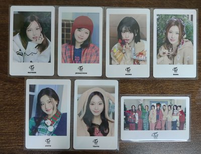 TWICE冬日快閃小卡