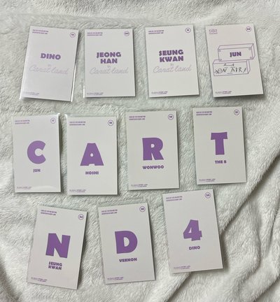SEVENTEEN 2020 四期 CARAT LAND 隨機卡包卡