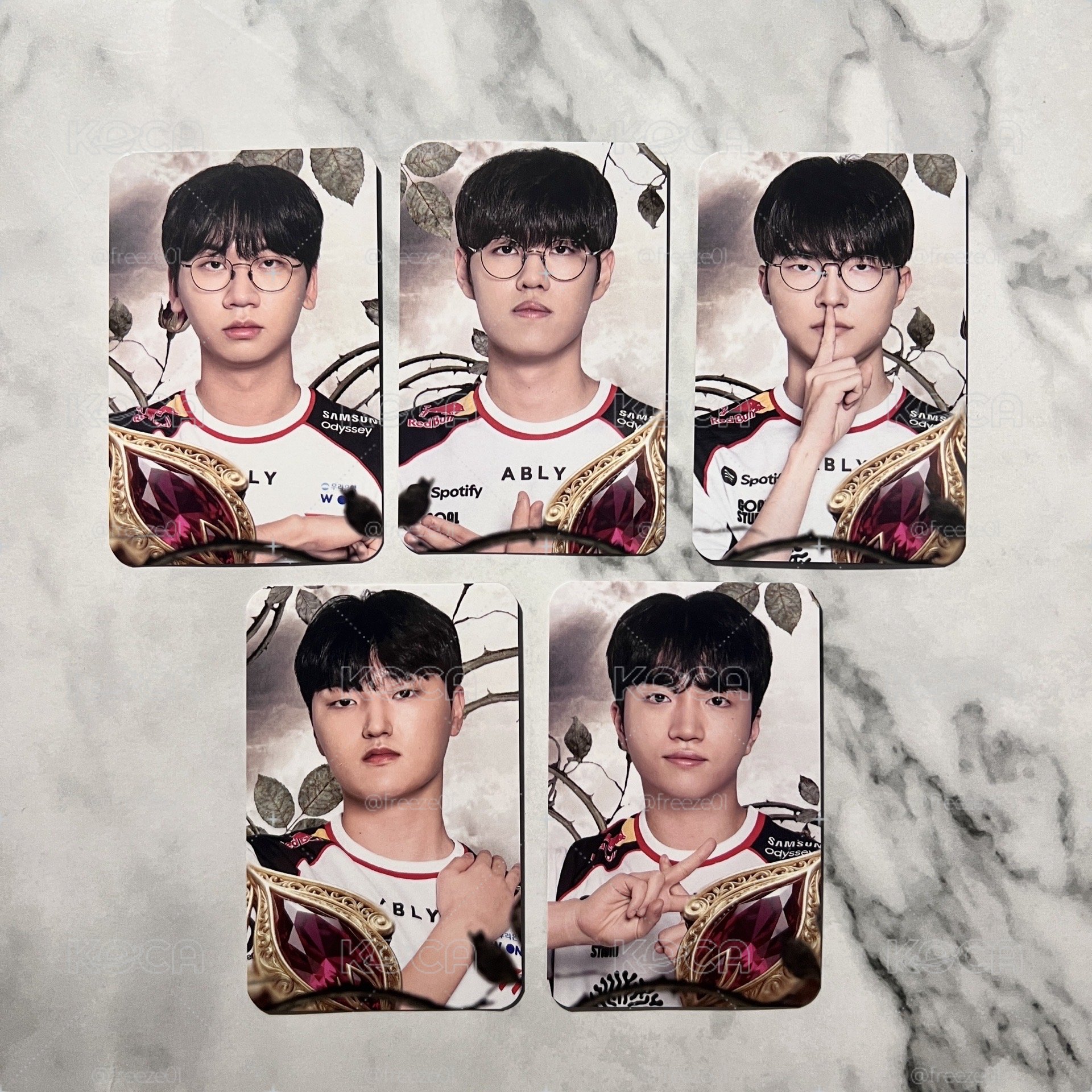 現貨 T1 網咖會員任務卡 Doran Oner Faker Peyz Keria