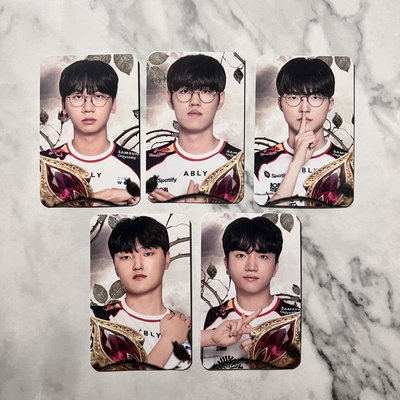 現貨 T1 網咖會員任務卡 Doran Oner Faker Peyz Keria