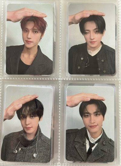 ateez 摸頭雙面滿額卡