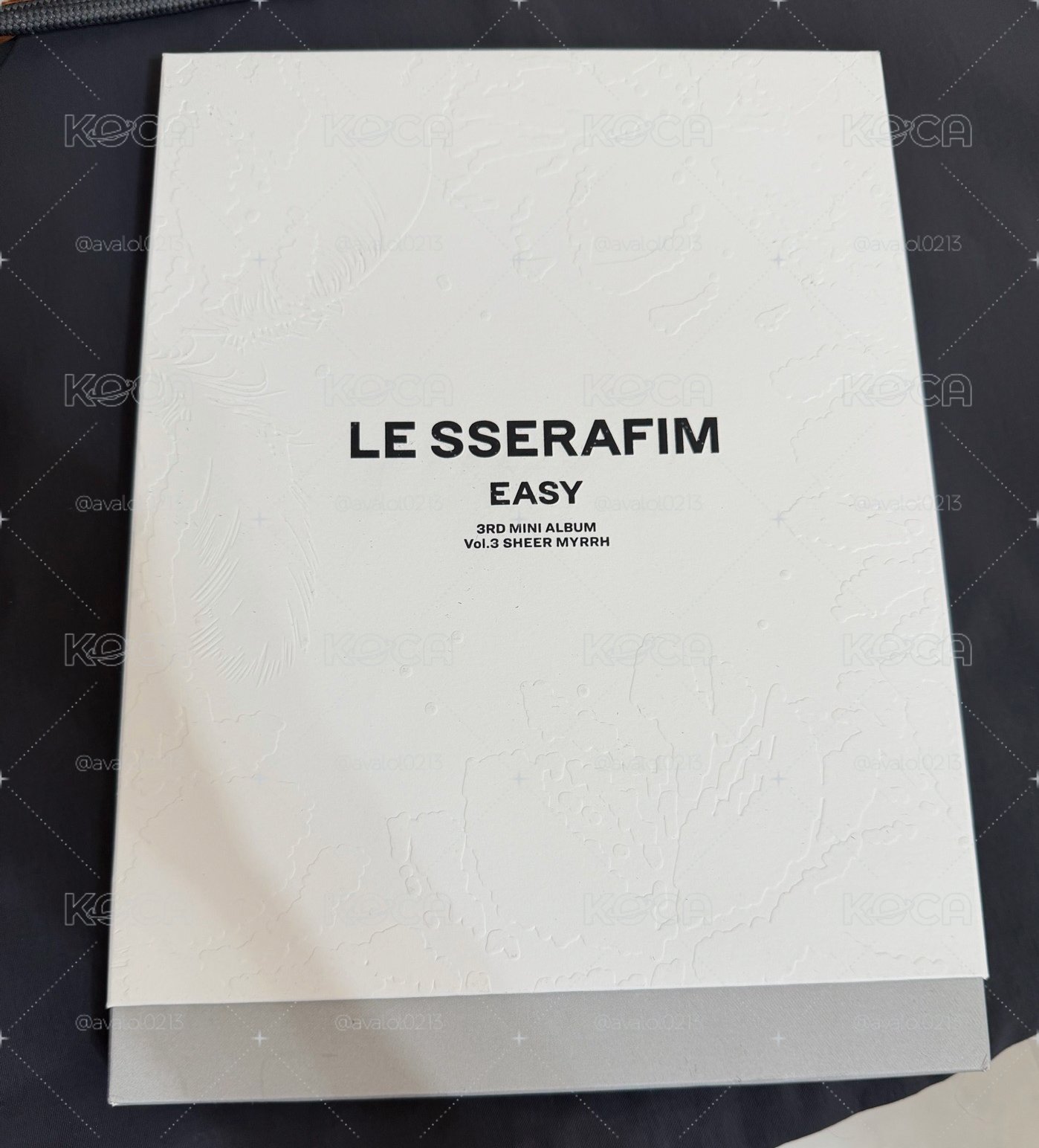 LE SSERAFIM EASY 銀版 空專