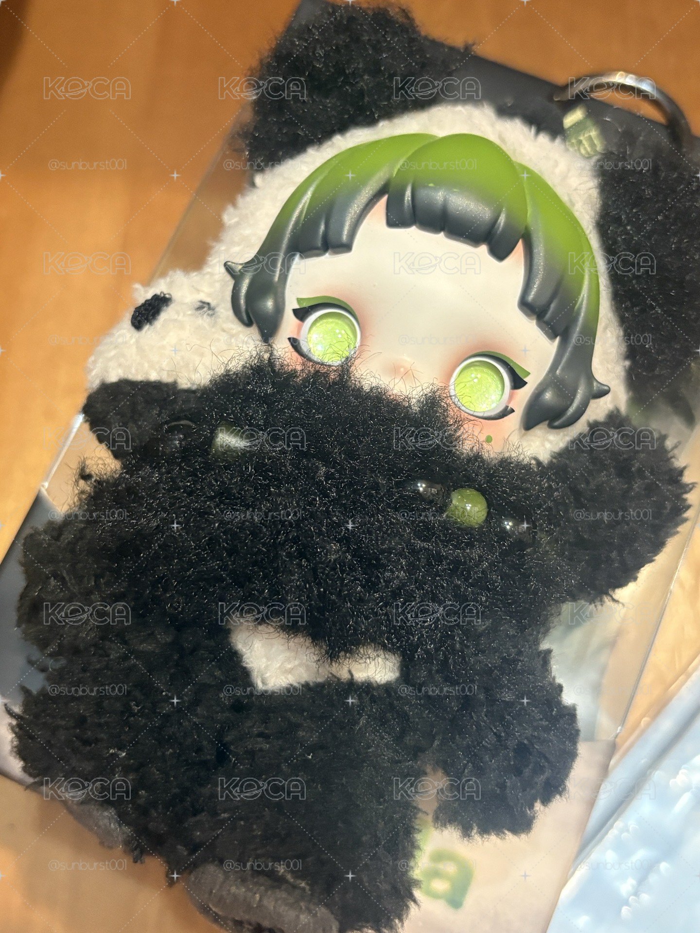 POPMART 泡泡瑪特 SKULLPANDA 熊怠怠毛絨公仔掛件
