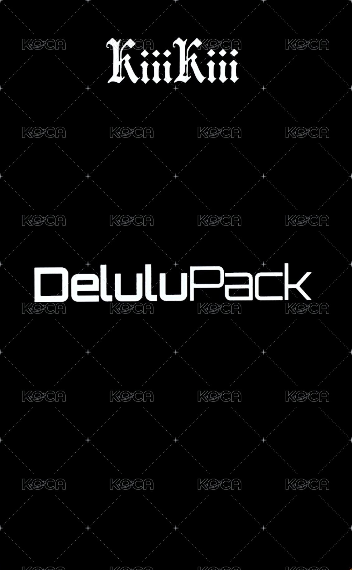 Delulu Pack k4 1.0 簽售卡  背面